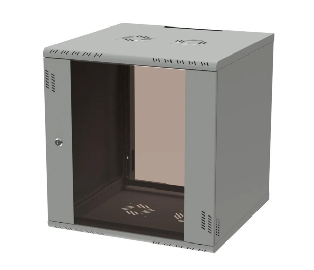 ExtraLink  Wisząca 19" 12U 600x600mm Premium jednosekcyjna (szara) - 1323255 - zdjęcie 2